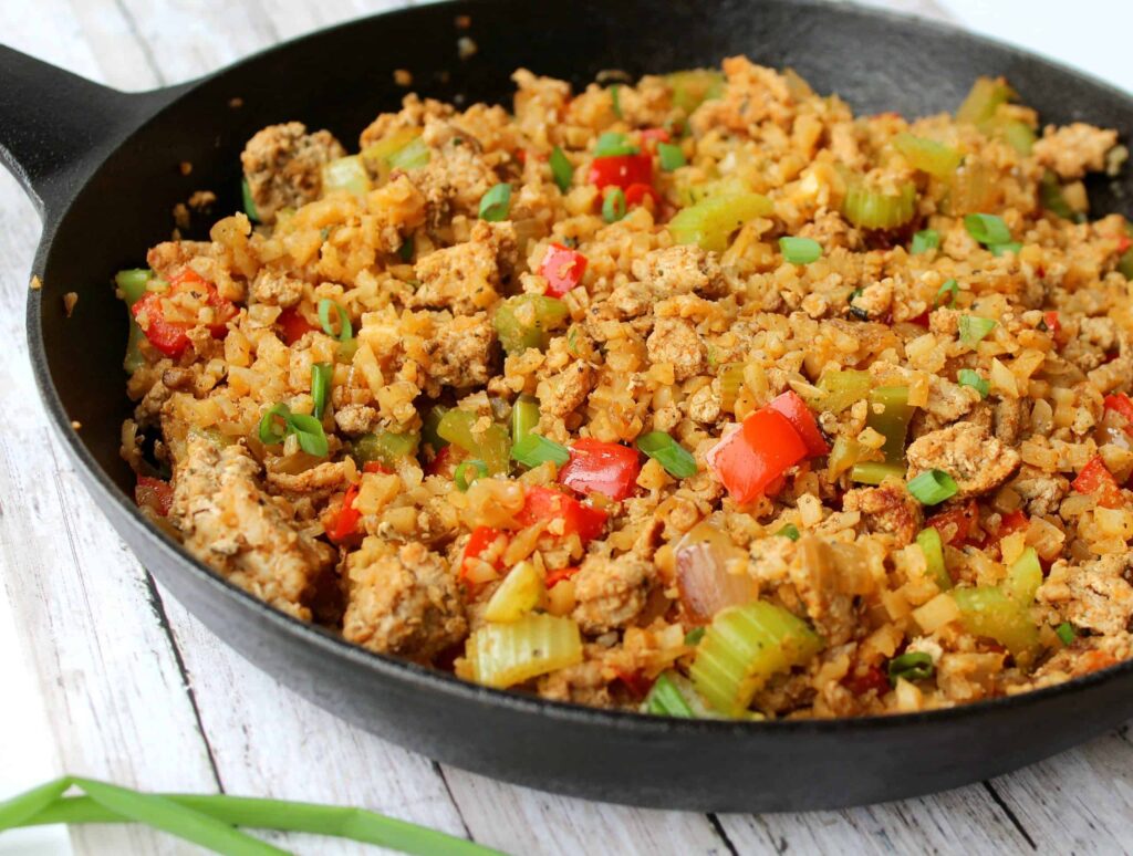 cauliflower rice stir fry